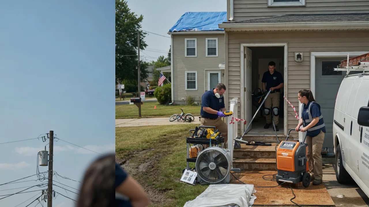 Water Damage Repair in Long Bottom, OH near me